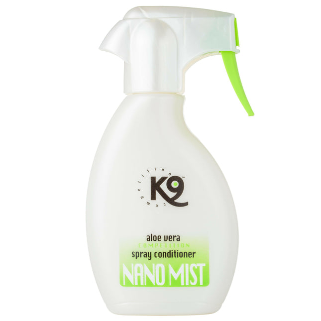 K9 Aloe Vera Nano Mist - detangling conditioner for dogs, cats, and other pets.