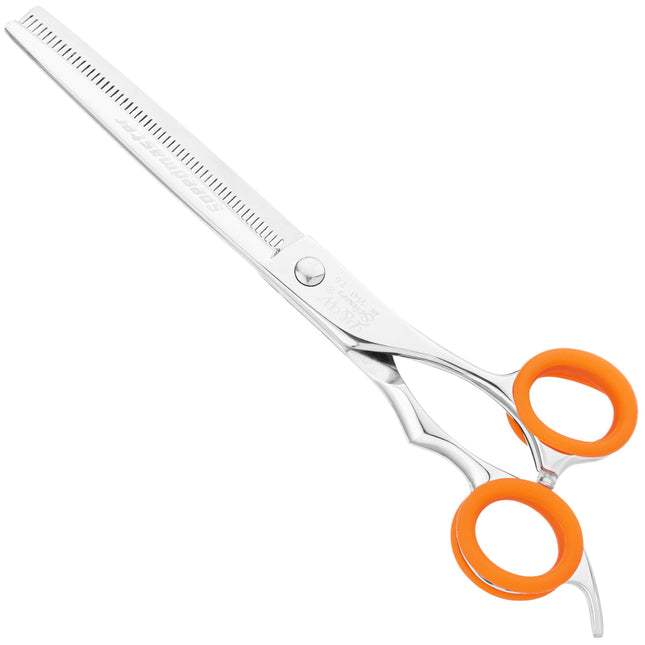 P&W Speed Master Thinning - professional, sturdy single-sided thinning shears, 54 teeth.
