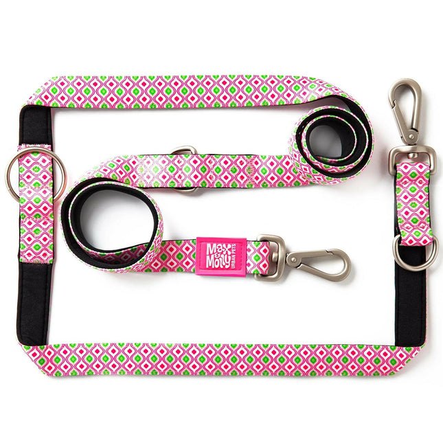 Max&Molly Multi-Leash Retro - adjustable leash for dogs, interesting pattern, 200cm.