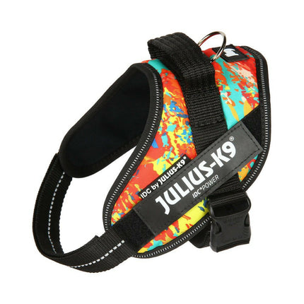 Julius - K9 IDC Powerharness Crazy - high-quality harness, dog harness, crazy pattern.