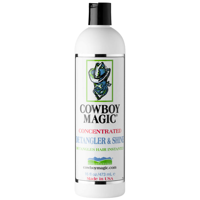 Cowboy Magic Detangler & Shine - a powerful detangling and shine product for the fur of dogs, cats, and horses..