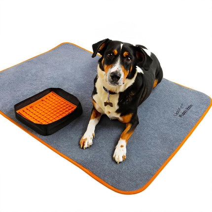 LickiMat Puppy Station - dog training mat with fabric frame for LickiMat.
