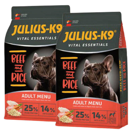 Julius - K9 Vital Essentials Beef & Rice Adult - complete dog food, beef with rice - PROMOTION due to best before date.