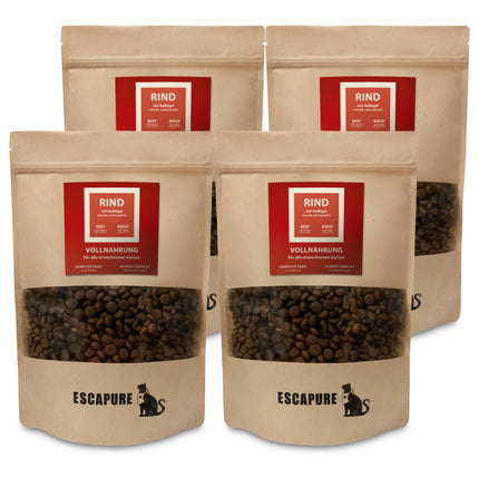 Escapure Dry Food Beef with Poultry - complete dry food for adult cats, beef with poultry.