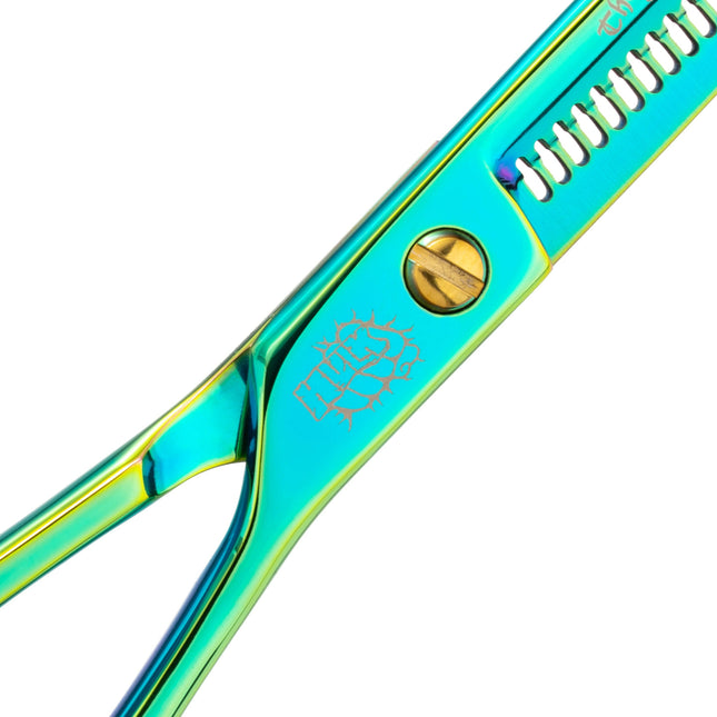 P&W Hulk Double Thinning - double-sided thinning shears with precise micro-grinding, 30 teeth.
