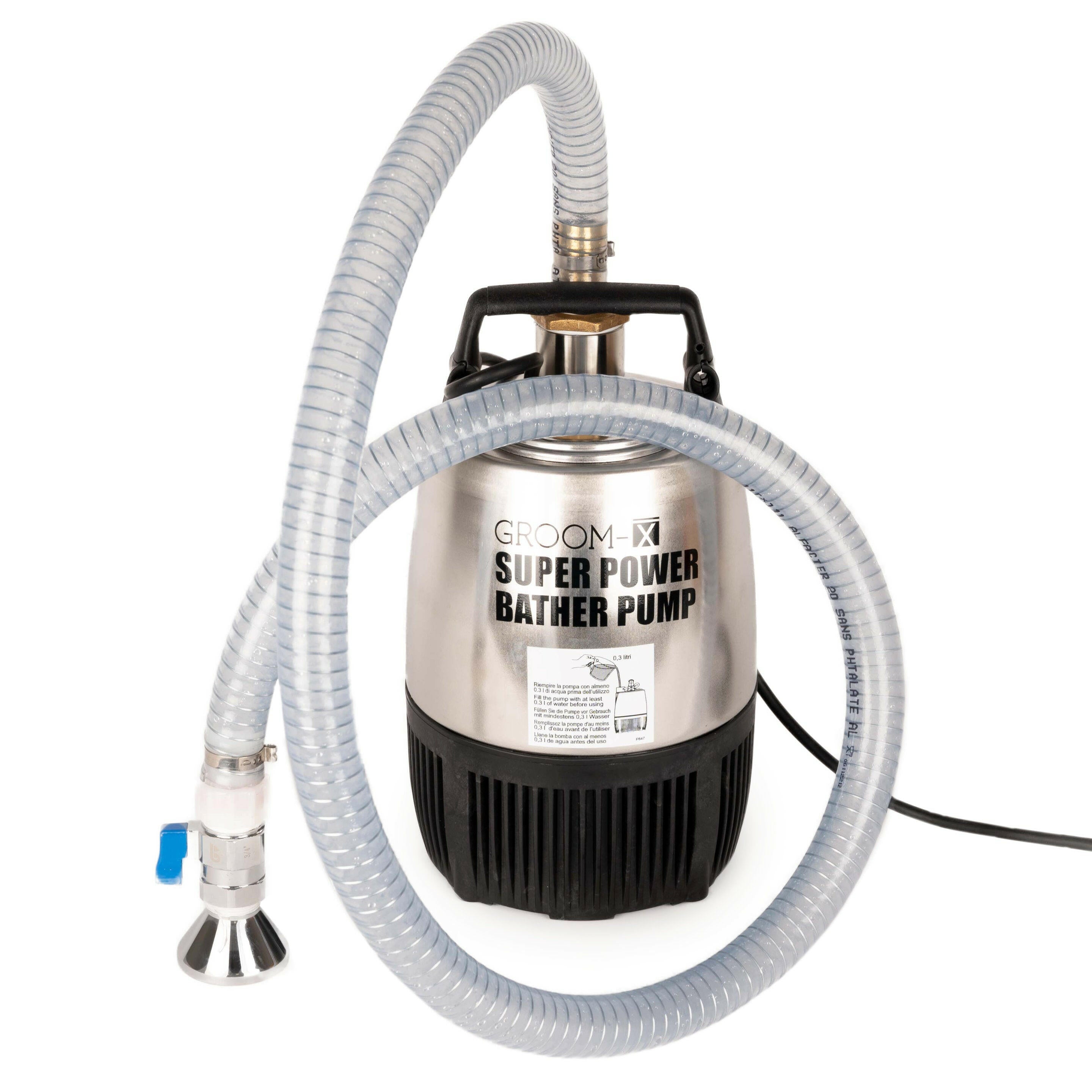 Groom - X Super Power Bather Pump - professional pressure bathing kit for pets | GROOMER PRO Groom - X Super Power Bather Pump - professional pressure bathing kit for pets | GROOMER PRO