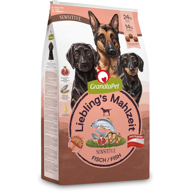 GranataPet Fish Sensitive - grain-free dry food for sensitive dogs, with fish