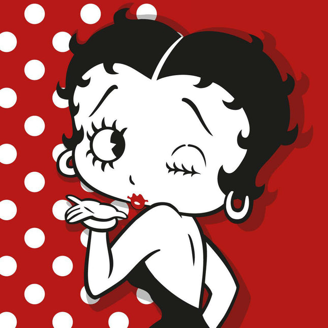 Dashi Vintage Betty Cat Collar - cat collar, Betty Boop pattern.